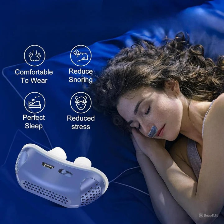 Micro Appareil CPAP pour Apnée du Sommeil – Anti-Ronflement & Voyage – Alternative au CPAP